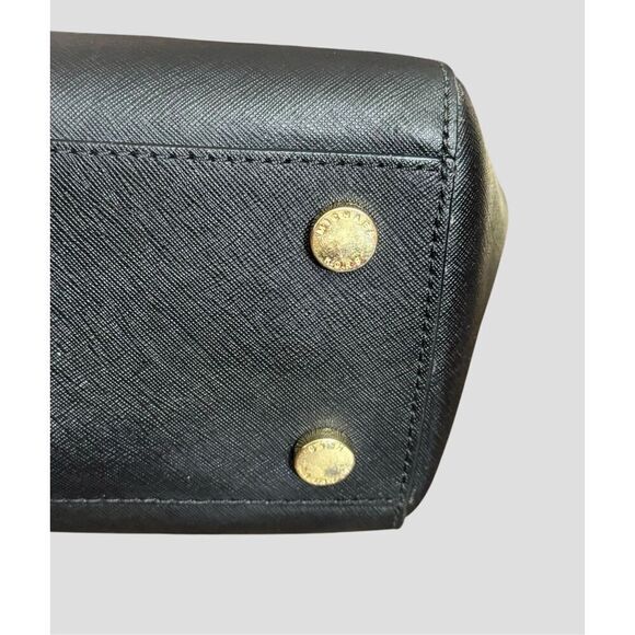 Michael Kors Kellen Black Medium Saffiano Tote Crossbody - Picture 5 of 11